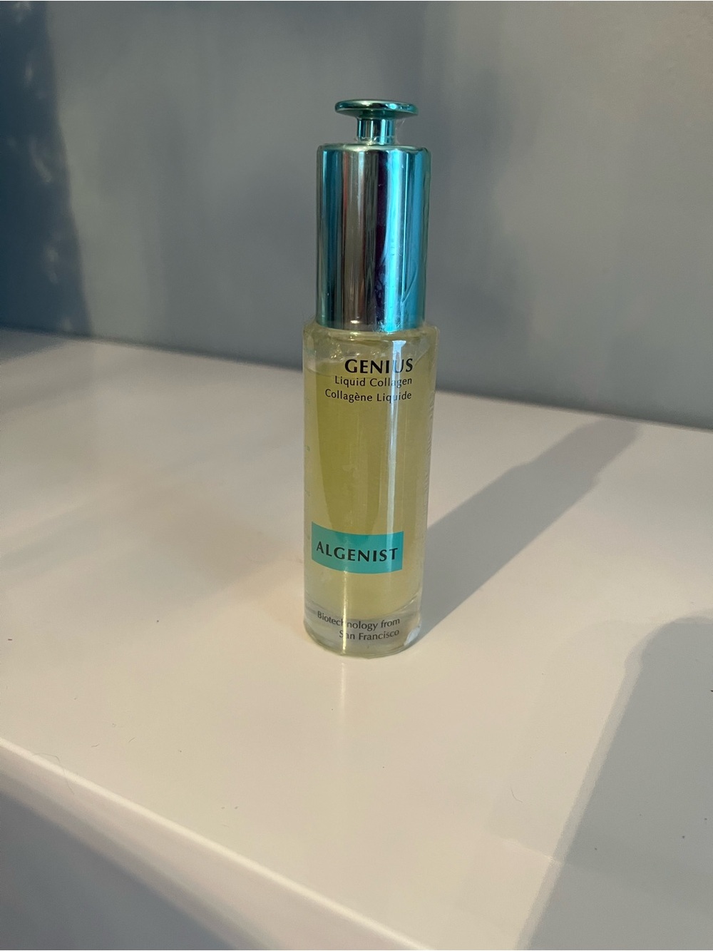 Algenist Yellow Serum with Teal Accent